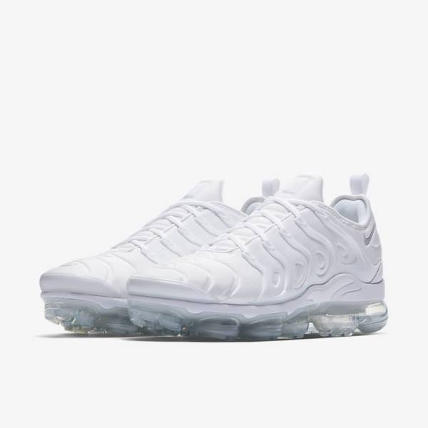 Nike Air VaporMax Plus Sneakers Heren Wit Platina Wit | NK159ZAD