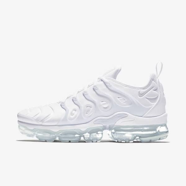 Nike Air VaporMax Plus Sneakers Heren Wit Platina Wit | NK159ZAD