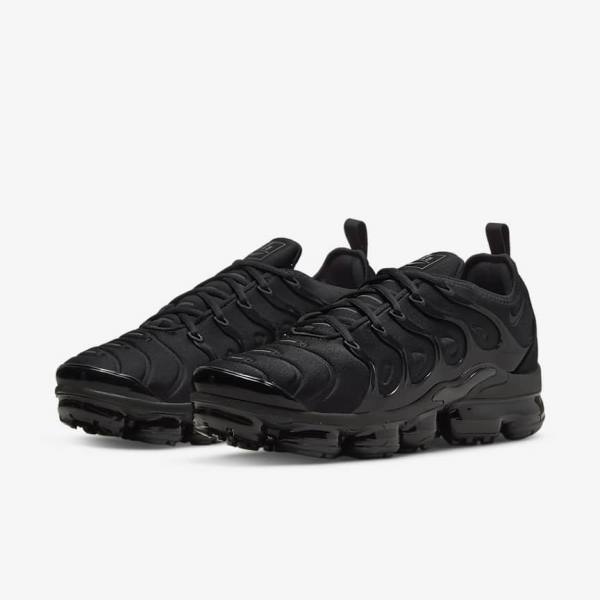 Nike Air VaporMax Plus Sneakers Heren Zwart Donkergrijs | NK167SLV