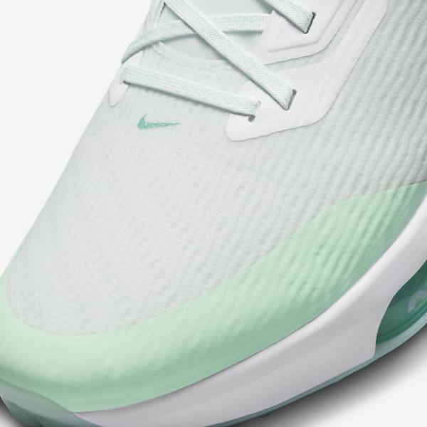 Nike Air Zoom Infinity Tour NEXT% Golfschoenen Heren Wit Mintgroen Platina Turquoise | NK607HIC