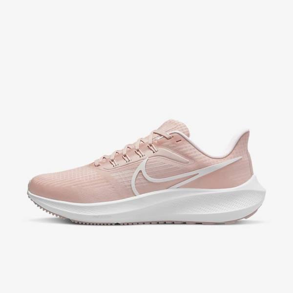 Nike Air Zoom Pegasus 39 Weg Hardloopschoenen Dames Roze Lichtroze Wit | NK708QXG