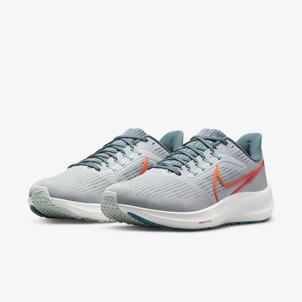 Nike Air Zoom Pegasus 39 Weg Hardloopschoenen Heren Platina Oranje | NK928FYG