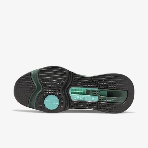 Nike Air Zoom SuperRep 3 HIIT Class Fitness Schoenen Heren Groen Turquoise Zwart Gekleurd | NK843PID