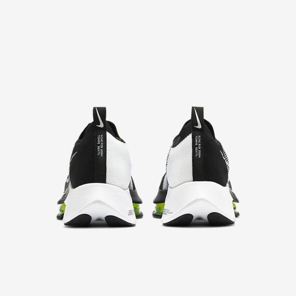 Nike Air Zoom Tempo NEXT% Weg Hardloopschoenen Heren Zwart Wit | NK781MHB