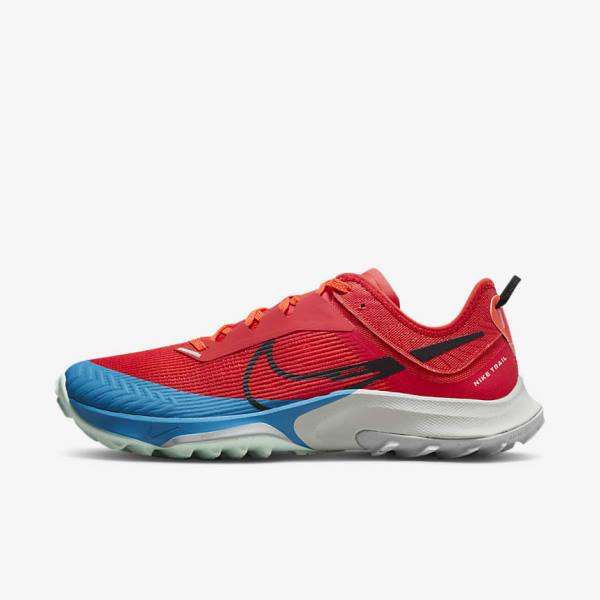 Nike Air Zoom Terra Kiger 8 Trail Hardloopschoenen Heren Rood Oranje Blauw Zwart | NK127FAN