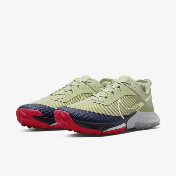 Nike Air Zoom Terra Kiger 8 Trail Hardloopschoenen Heren Olijfgroen Lichtbeige Obsidian | NK250DZG