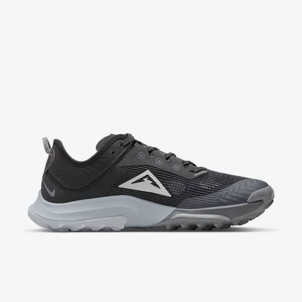 Nike Air Zoom Terra Kiger 8 Trail Hardloopschoenen Dames Zwart Donkergrijs Platina | NK590ZBI