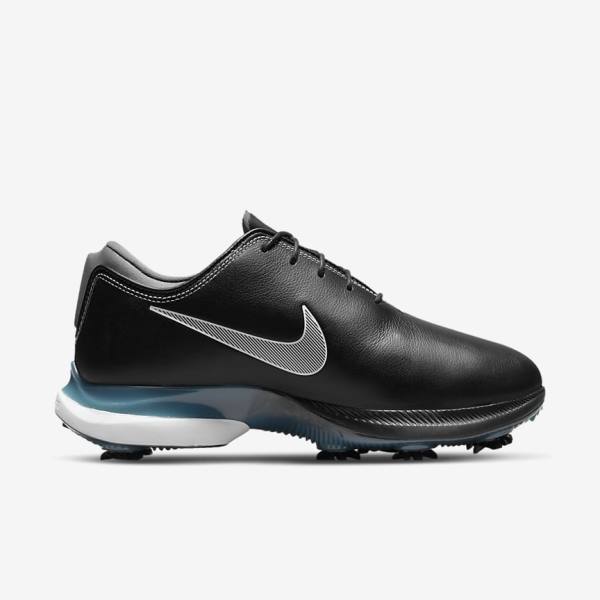 Nike Air Zoom Victory Tour 2 Golfschoenen Dames Zwart Metal Blauw Grijs Wit | NK485BTI