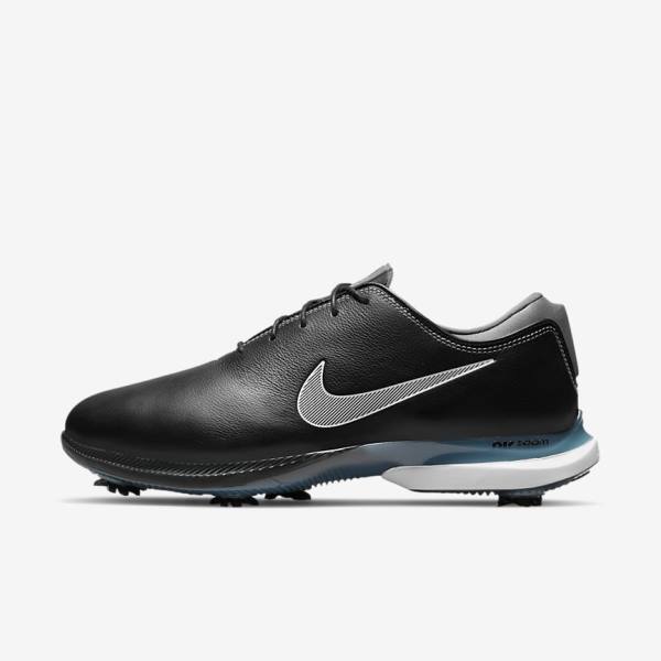 Nike Air Zoom Victory Tour 2 Golfschoenen Dames Zwart Metal Blauw Grijs Wit | NK485BTI