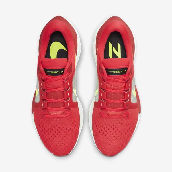 Nike Air Zoom Vomero 16 Weg Hardloopschoenen Heren Rood Wit | NK785CAM