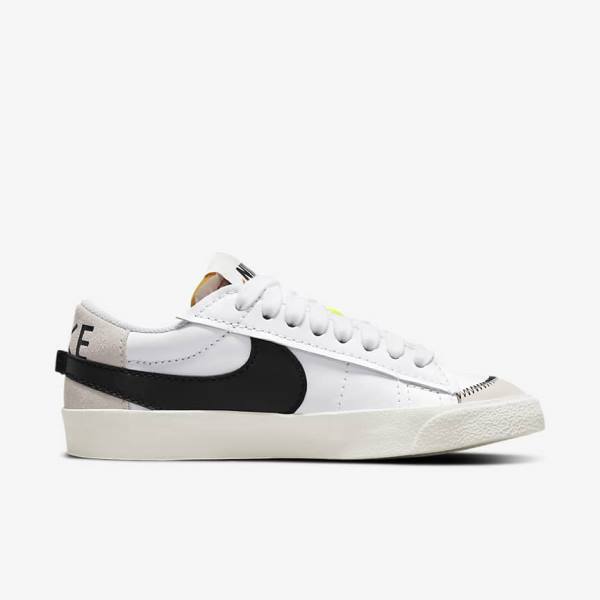 Nike Blazer Low 77 Jumbo Sneakers Dames Wit Zwart | NK362RIY