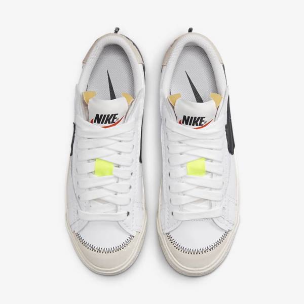 Nike Blazer Low 77 Jumbo Sneakers Dames Wit Zwart | NK362RIY