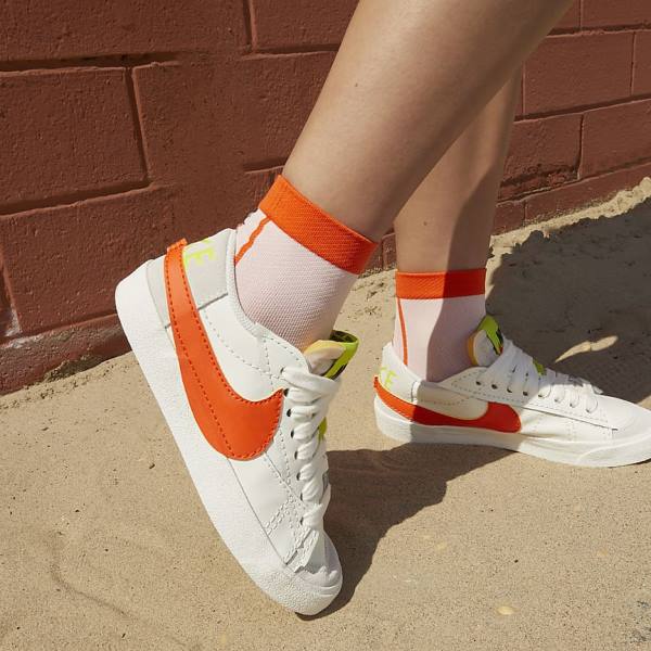 Nike Blazer Low 77 Jumbo Sneakers Dames Groen Oranje | NK436GSQ