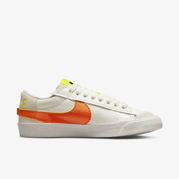 Nike Blazer Low 77 Jumbo Sneakers Dames Groen Oranje | NK436GSQ