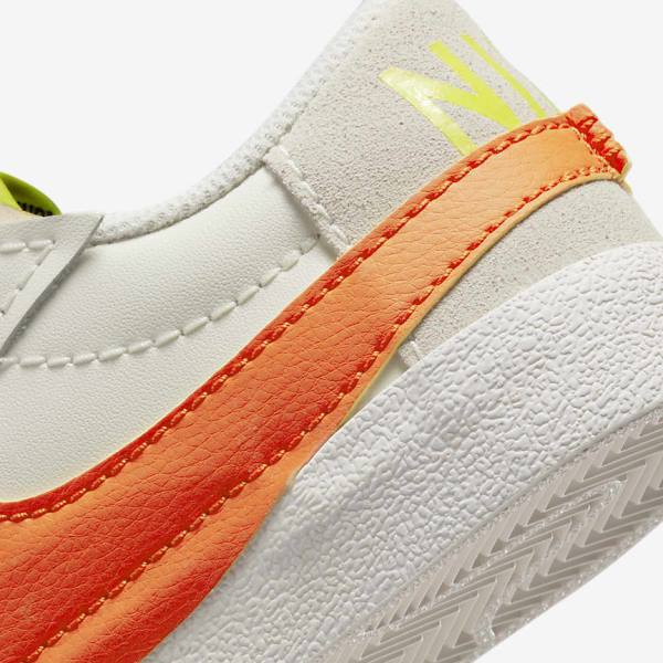 Nike Blazer Low 77 Jumbo Sneakers Dames Groen Oranje | NK436GSQ