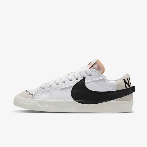 Nike Blazer Low 77 Jumbo Sneakers Heren Wit Zwart | NK493MAI