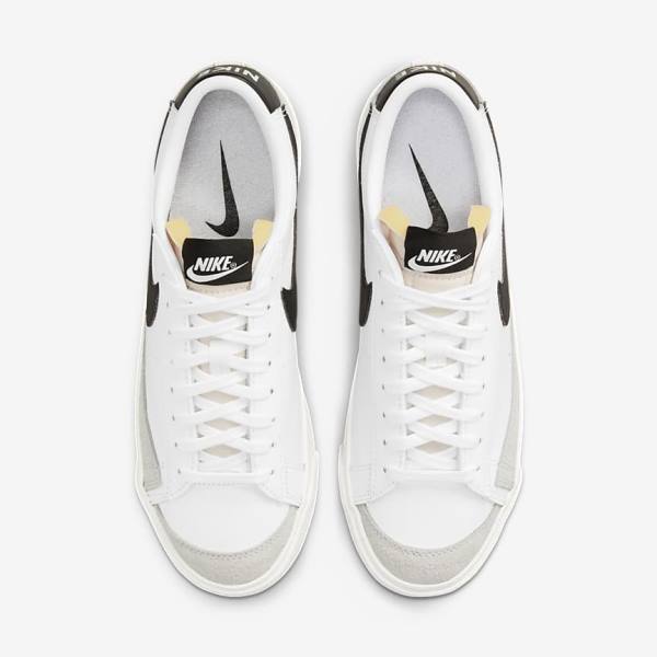 Nike Blazer Low 77 Sneakers Dames Wit Zwart | NK461JUZ