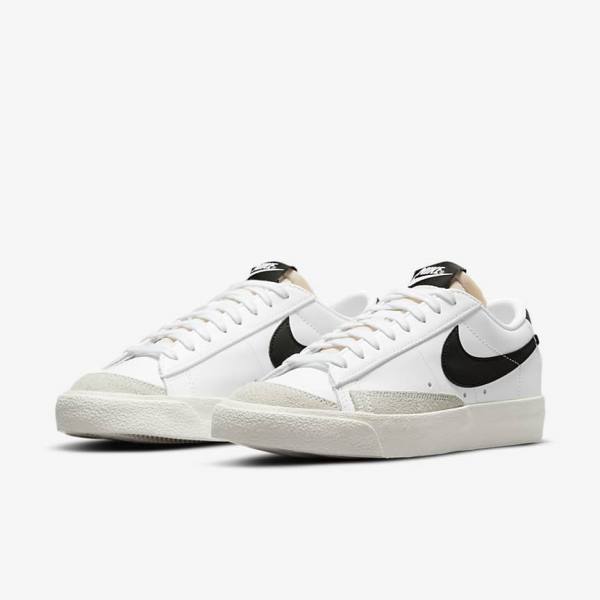 Nike Blazer Low 77 Sneakers Dames Wit Zwart | NK461JUZ