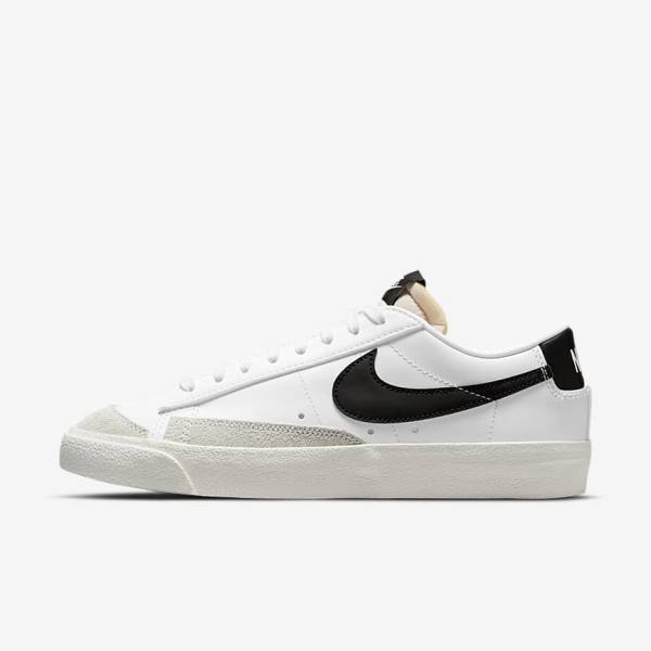 Nike Blazer Low 77 Sneakers Dames Wit Zwart | NK461JUZ