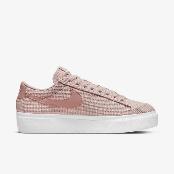 Nike Blazer Low Platform Sneakers Dames Roze Wit Roze Roze | NK038JMQ