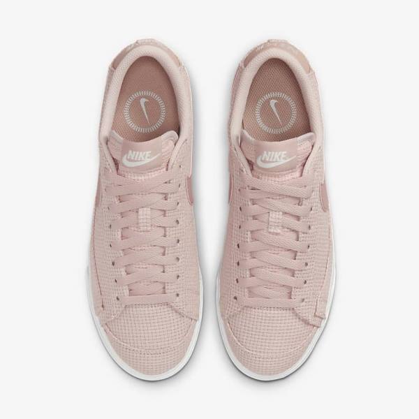 Nike Blazer Low Platform Sneakers Dames Roze Wit Roze Roze | NK038JMQ