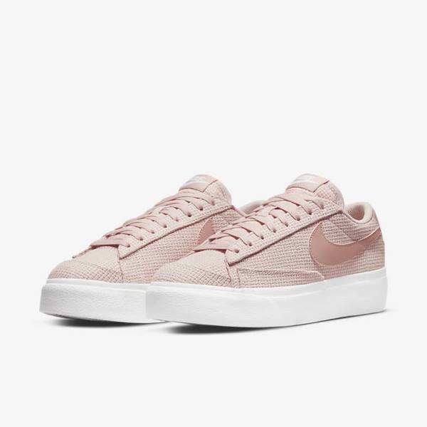 Nike Blazer Low Platform Sneakers Dames Roze Wit Roze Roze | NK038JMQ