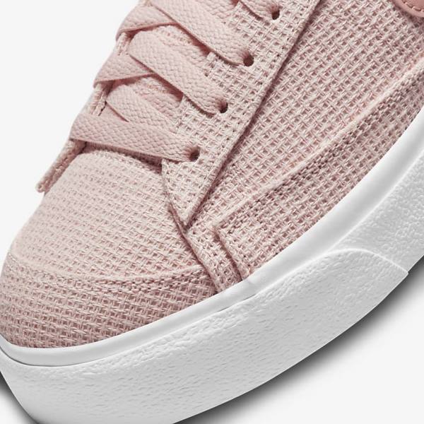 Nike Blazer Low Platform Sneakers Dames Roze Wit Roze Roze | NK038JMQ