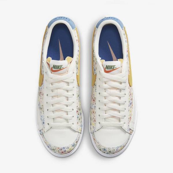 Nike Blazer Low Platform Sneakers Dames Koningsblauw Blauw | NK346XTE