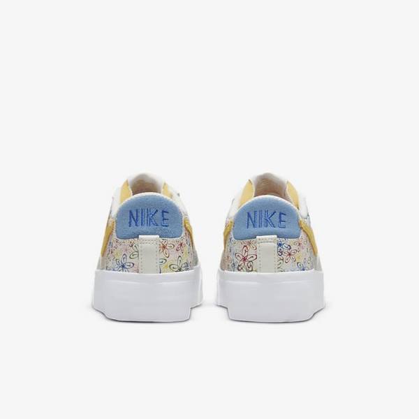 Nike Blazer Low Platform Sneakers Dames Koningsblauw Blauw | NK346XTE