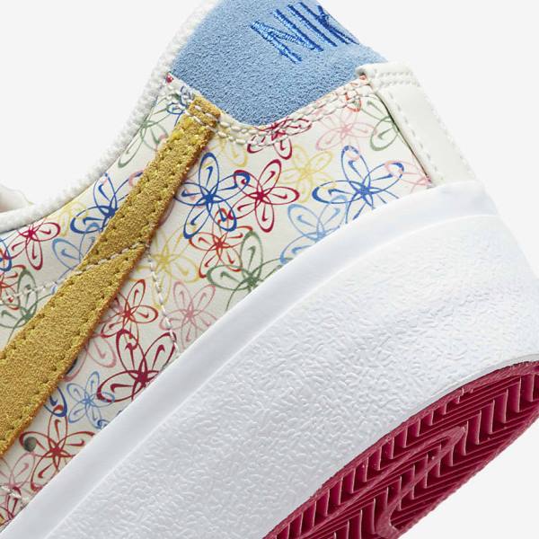 Nike Blazer Low Platform Sneakers Dames Koningsblauw Blauw | NK346XTE