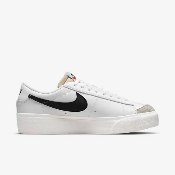 Nike Blazer Low Platform Sneakers Dames Wit | NK420XAI