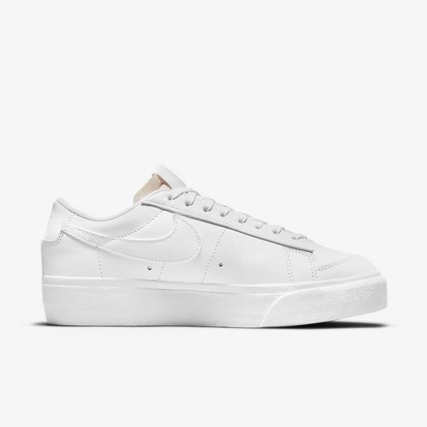 Nike Blazer Low Platform Sneakers Dames Wit | NK679ZUS