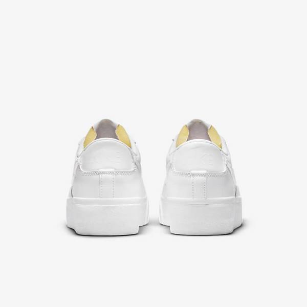 Nike Blazer Low Platform Sneakers Dames Wit | NK679ZUS