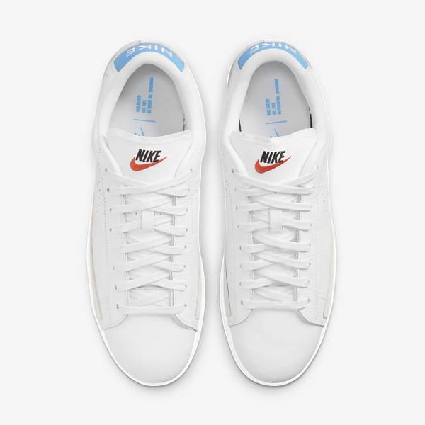 Nike Blazer Low X Sneakers Heren Wit Lichtblauw Wit | NK687MDK