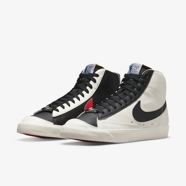 Nike Blazer Mid 77 EMB Sneakers Heren Rood Zwart | NK374NSU