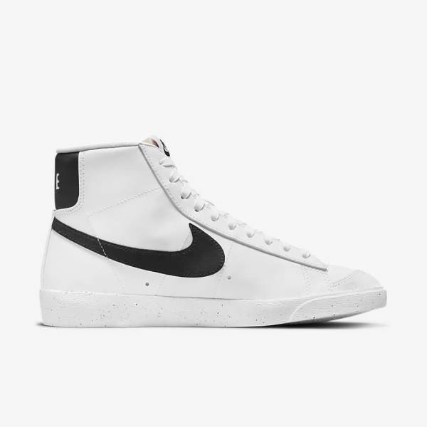 Nike Blazer Mid 77 Next Nature Sneakers Dames Wit Zwart | NK768DSF