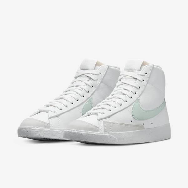 Nike Blazer Mid 77 Next Nature Sneakers Dames Wit Groen | NK819PAD