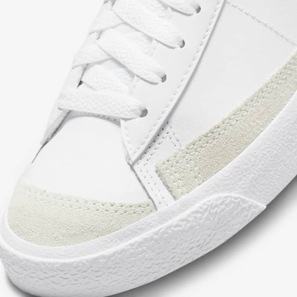 Nike Blazer Mid 77 Older Sneakers Kinderen Wit Zwart Wit | NK854GFR