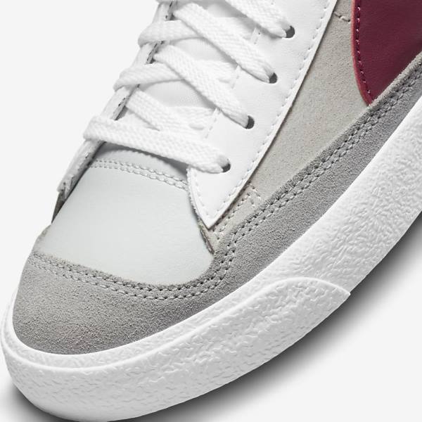 Nike Blazer Mid 77 SE Dance Older Sneakers Kinderen Wit Zwart Wit Bordeaux | NK563VZC