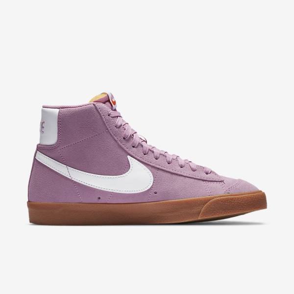 Nike Blazer Mid 77 Sneakers Dames Roze Bruin Oranje Wit | NK839SPB