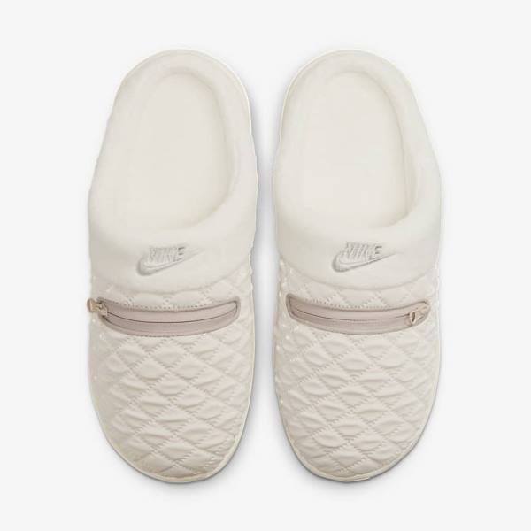 Nike Burrow SE Slippers Sneakers Dames Lichtbruin Wit Grijs | NK825AZP