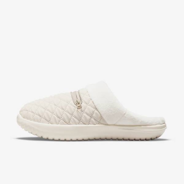 Nike Burrow SE Slippers Sneakers Dames Lichtbruin Wit Grijs | NK825AZP