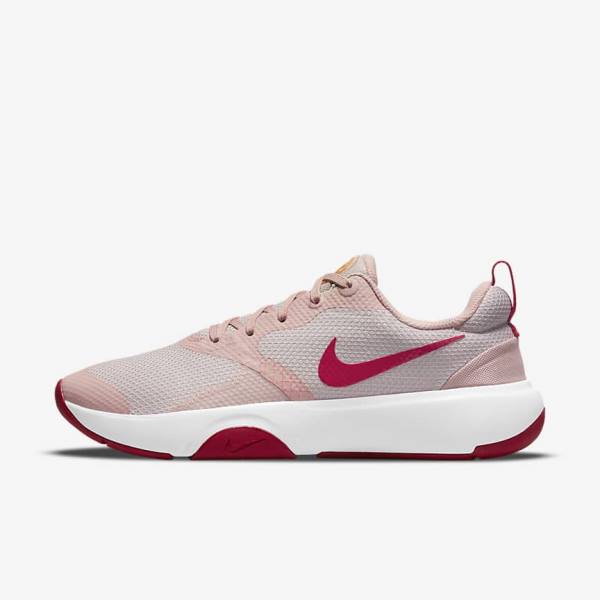 Nike City Rep TR Fitness Schoenen Dames Roze Geel Roze | NK230BET