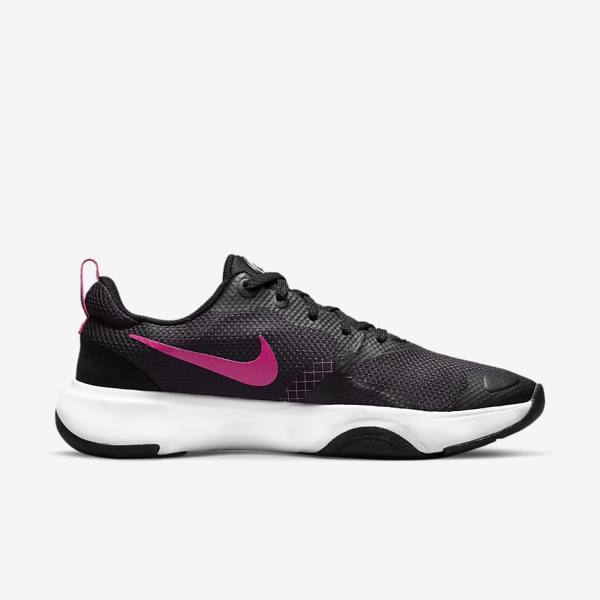 Nike City Rep TR Fitness Schoenen Dames Zwart Paars Roze | NK470UQI