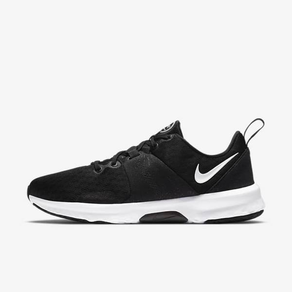 Nike City Trainer 3 Fitness Schoenen Dames Zwart Donkergrijs Wit | NK052VEY