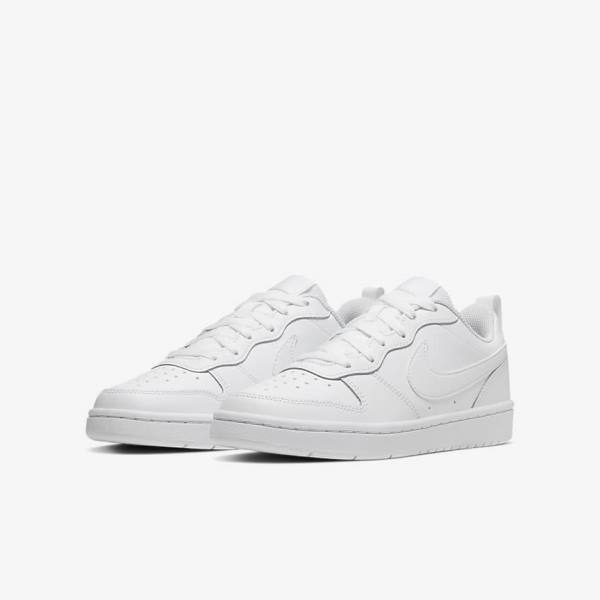 Nike Court Borough Low 2 Older Sneakers Kinderen Wit | NK857ZPN