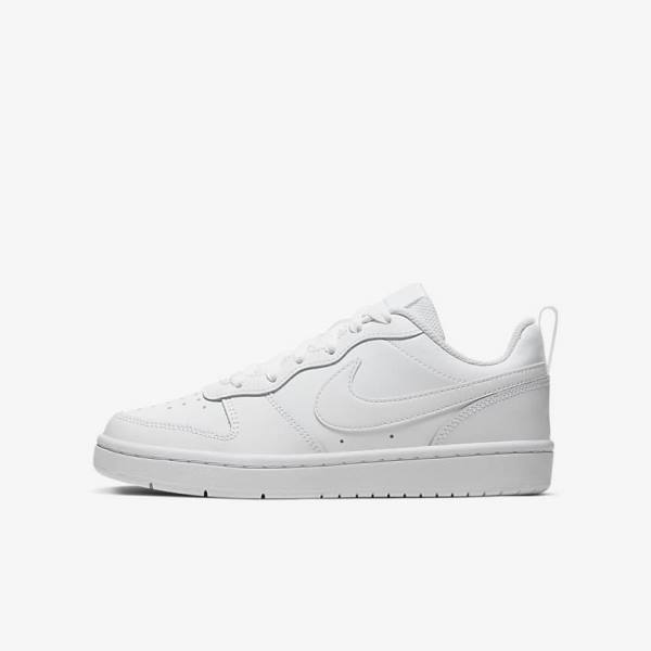 Nike Court Borough Low 2 Older Sneakers Kinderen Wit | NK857ZPN