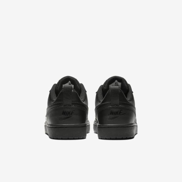 Nike Court Borough Low 2 Older Sneakers Kinderen Zwart | NK925CFJ