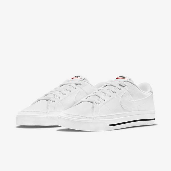 Nike Court Legacy Next Nature Sneakers Dames Wit Zwart Wit | NK192BUR