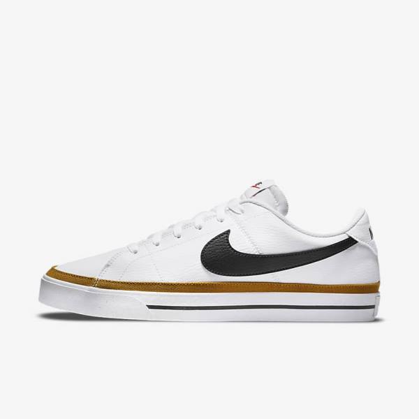 Nike Court Legacy Sneakers Heren Wit Zwart | NK872VUA